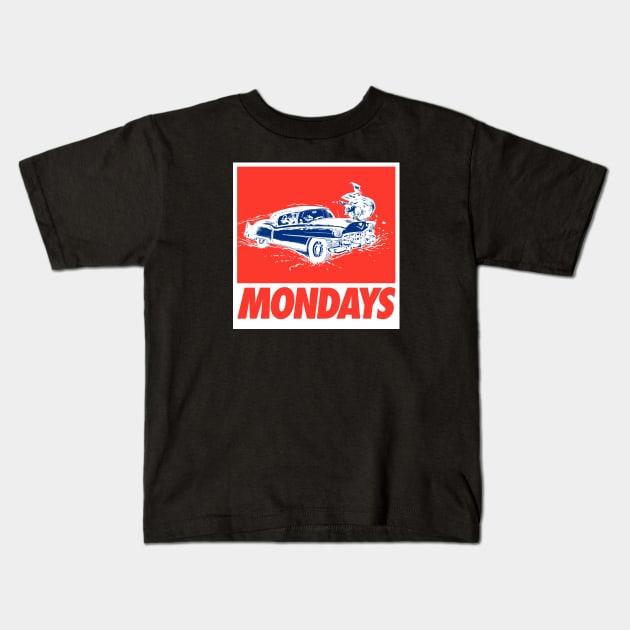 Mondays Kids T-Shirt by SkipBroTees